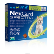 NEXGARD SPECTRA*7,5-15KG 15CPR