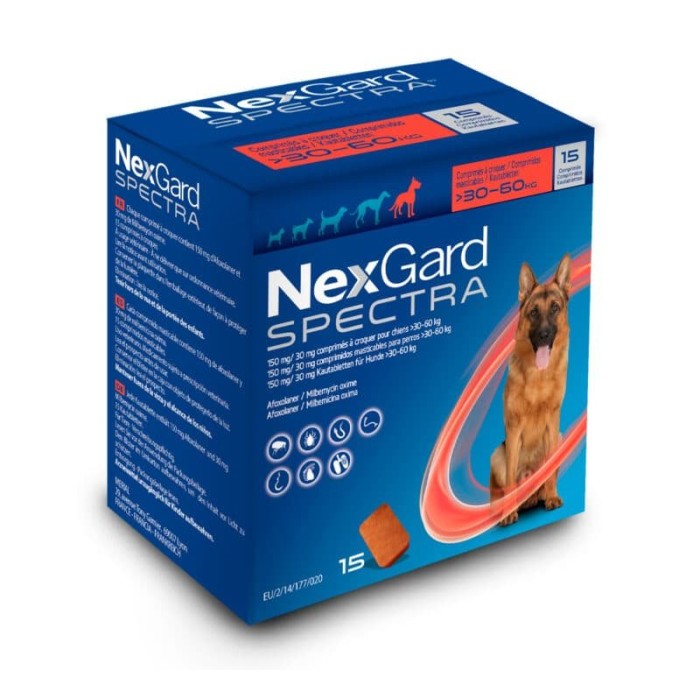 NEXGARD SPECTRA*30-60KG 15CPR