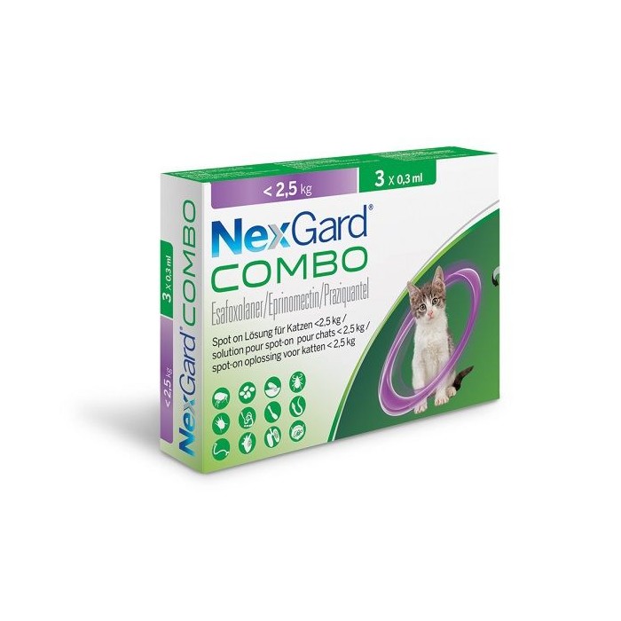 NEXGARD COMBO*3APPL 0,8-2,5KG