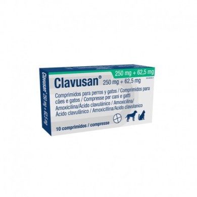 CLAVUSAN*10CPR 250MG+62,5MG