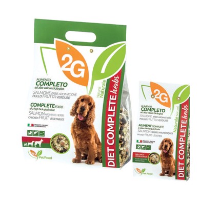 2G PET FOOD DIET COM HERBS 2KG
