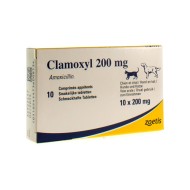 CLAMOXYL PAL.TAB.*10CPR 200MG