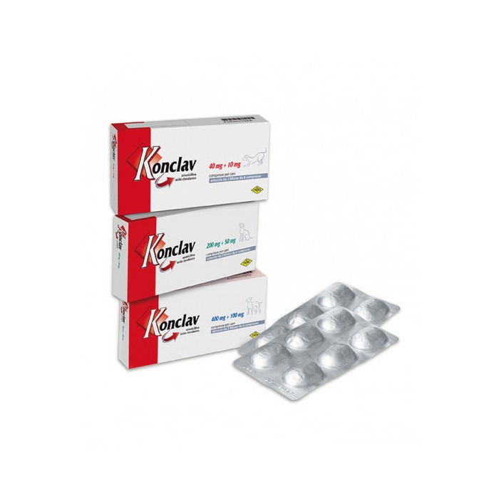 KONCLAV*10CPR 40MG+10MG
