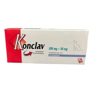 KONCLAV*10CPR 200MG+50MG