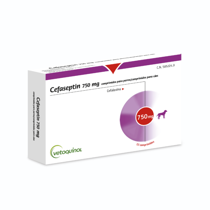 CEFASEPTIN*12CPR 750MG