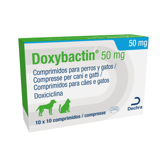 DOXYBACTIN*10CPR 50MG CANI/GAT