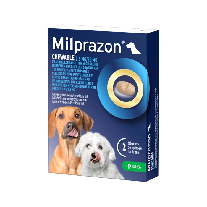 MILPRAZON*2CPR 2,5MG+25MG CANI