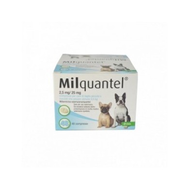 MILQUANTEL*48CPR2,5MG+25MGCANI