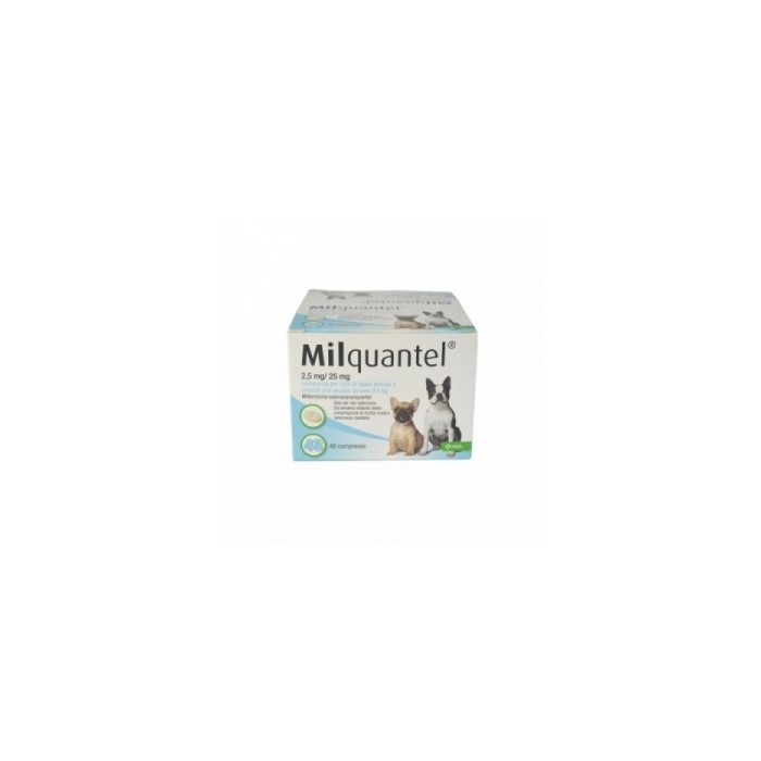 MILQUANTEL*48CPR2,5MG+25MGCANI