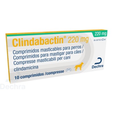 CLINDABACTIN*10CPR 220MG