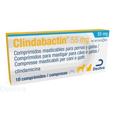 CLINDABACTIN*10CPR 55MG