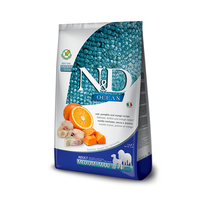 N&D OCEAN DOG COD&OR M/M 2,5KG