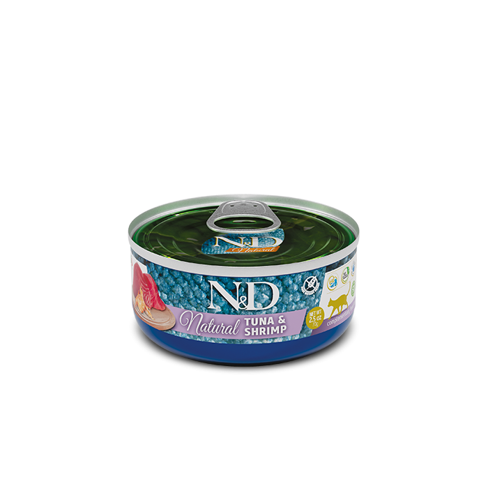 N&D CAT NATURAL TUNA&SHRIMP80G
