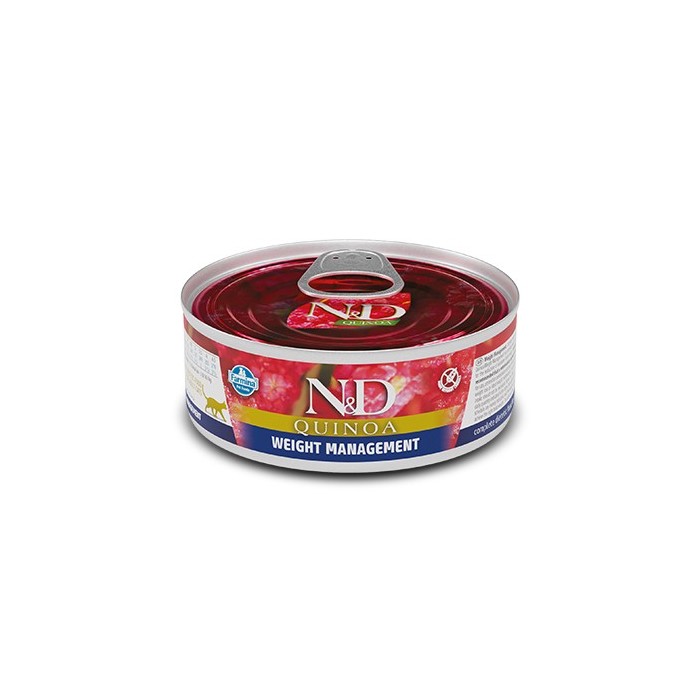 N&D CAT QUINOA WEIGHT MANAG80G