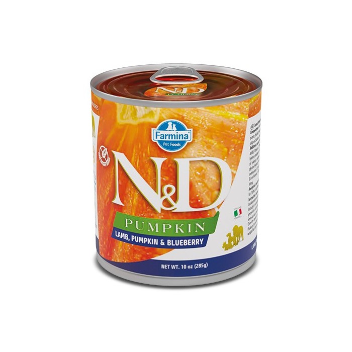N&D DOG LAMB&PUMP&BLUEBER 285G