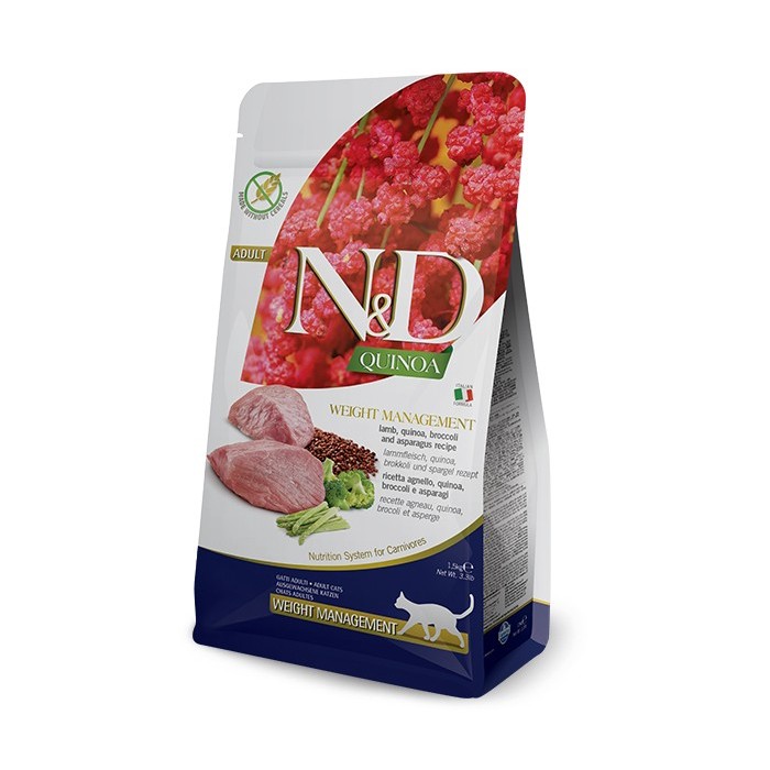 N&D CAT QUINOA WEIGHT MANAG5KG