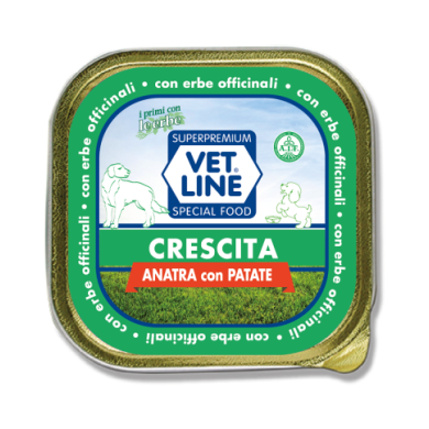 VET LINE CRESCITA ANATRA 150G