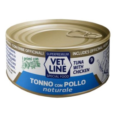 VET LINE GATTO TONNO+POLLO 70G