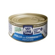 VET LINE GATTO POLLO+GAMB 70G