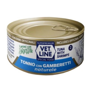 VET LINE GATTO TONNO+GAMB 150G