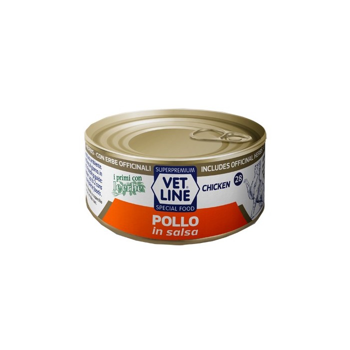 VET LINE GATTO POLLO SALSA 70G