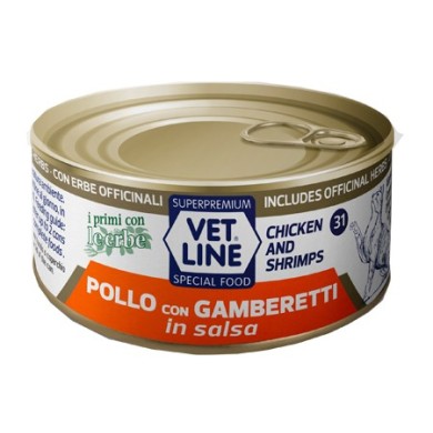 VET LINE GATTO POLLO/GAM SALSA