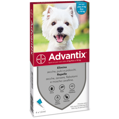 ADVANTIX SPOT ON*4PIP 4-10KG ADVANTIX SPOT ON*4PIP 4-10KG