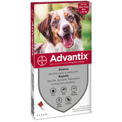 ADVANTIX SPOT ON*4PIP 10-25KG ADVANTIX SPOT ON*4PIP 10-25KG