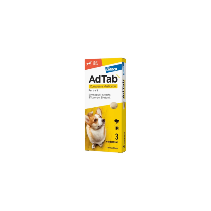 ADTAB*3CPR 225MG CANI 5,5-11KG