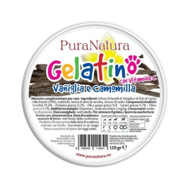 GELATINO VANIGLIA CAMOM 120G  GELATINO VANIGLIA CAMOM 120G
