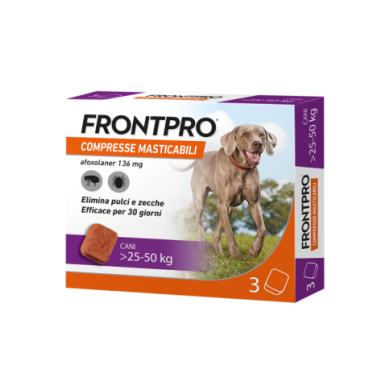 FRONTPRO*3CPR 25-50KG 136MG FRONTPRO*3CPR 25-50KG 136MG