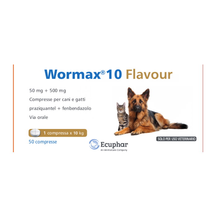 WORMAX 10 FLAVOUR*50CPR 50+500 WORMAX 10 FLAVOUR*50CPR 50+500