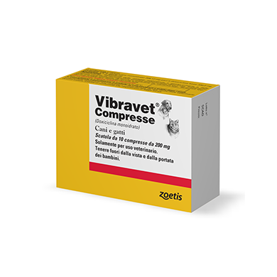 VIBRAVET*10CPR DIV 200MG