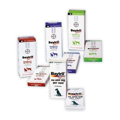 BAYTRIL FLAVOUR*100CPR 15MG