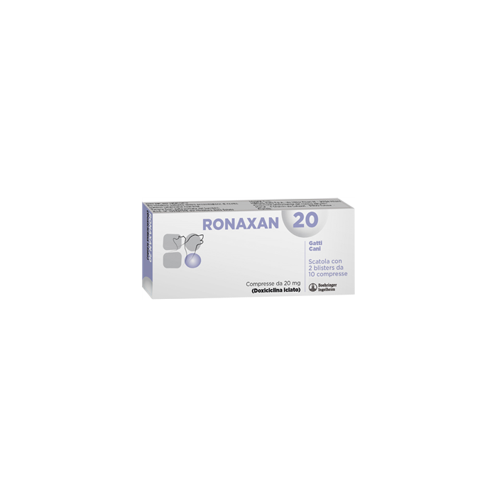 RONAXAN 20*20CPR 20MG CANI/GA
