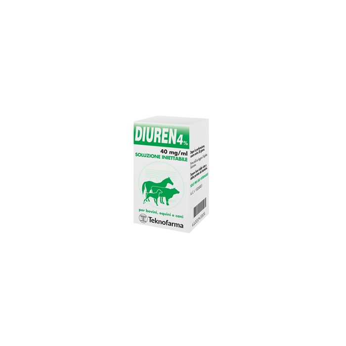 DIUREN 4%*INIET FL 50ML40MG/ML