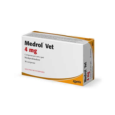 MEDROL VET*30CPR 4MG