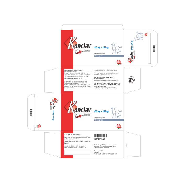 KONCLAV*100CPR 400MG+100MG