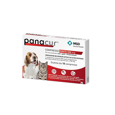 PANACUR*FORTE 10CPR 500MG