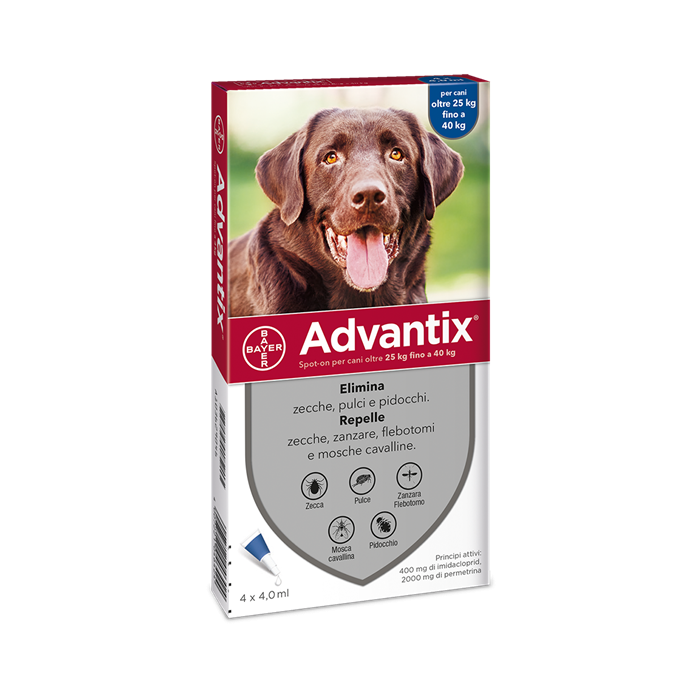 ADVANTIX SPOT ON*4PIP 25-40KG
