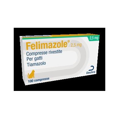 FELIMAZOLE*100CPR RIV 2,5MG