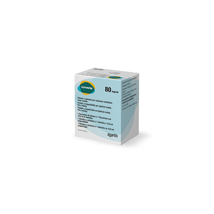 CONVENIA*INIET POLV 852MG+10ML