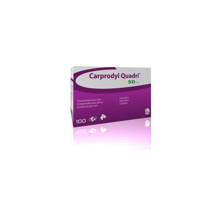 CARPRODYL QUADRI*100CPR 50MG