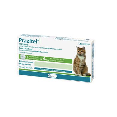 PRAZITEL GATTO*24CPR 230+20MG