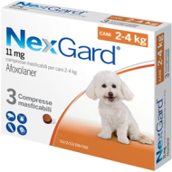 NEXGARD*3CPR 2-4KG 11MG