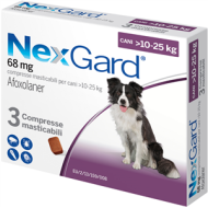 NEXGARD*3CPR 10-25KG 68MG