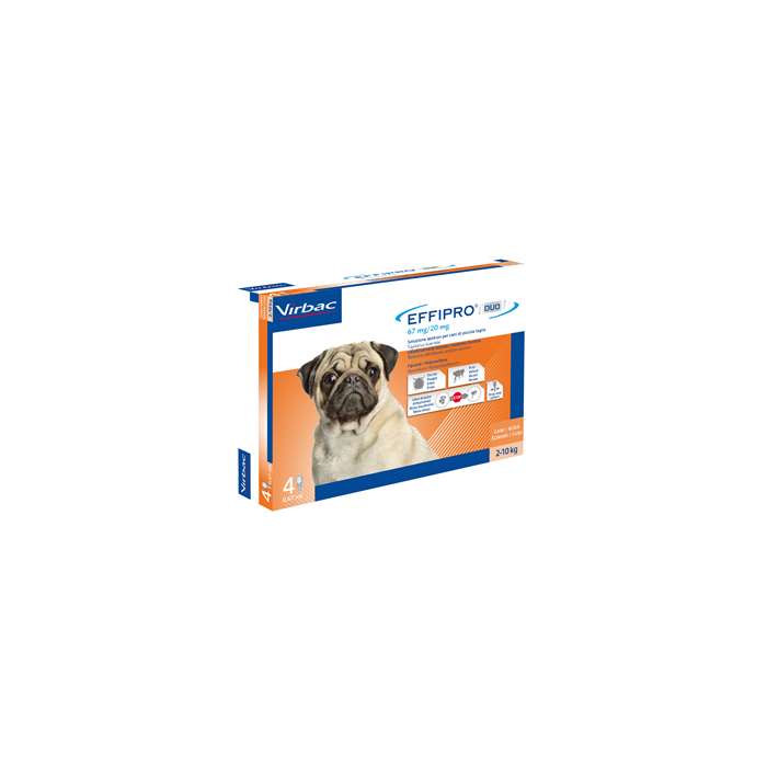 EFFIPRO DUO*4PIP 2-10KG CANI