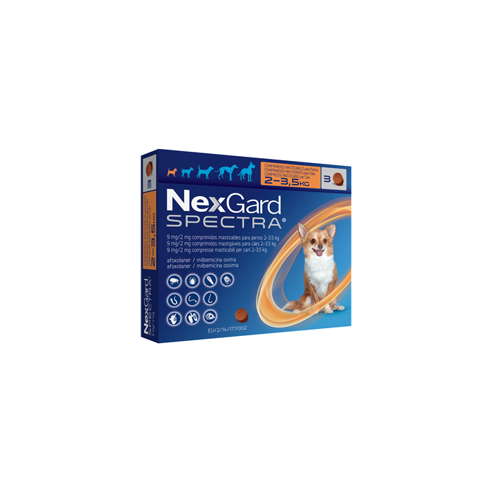 NEXGARD SPECTRA*1,35-3,5KG3CPR