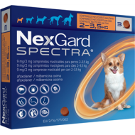 NEXGARD SPECTRA*1,35-3,5KG3CPR