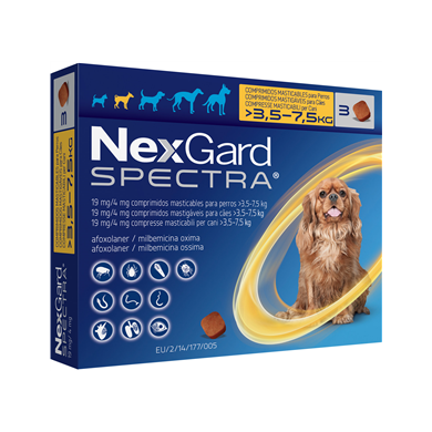 NEXGARD SPECTRA*3,5-7,5KG 3CPR